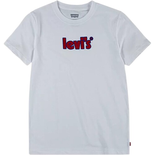 textil Niña Camisetas manga corta Levi's 195913 Blanco