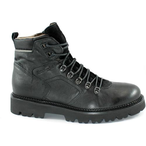 Zapatos Hombre Botas de caña baja NeroGiardini NGU-I22-02240-100 Negro