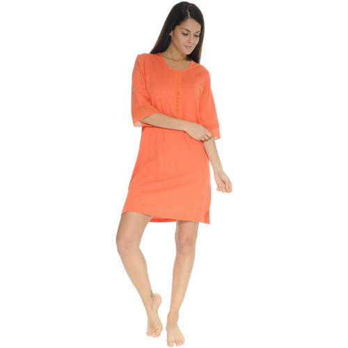 textil Mujer Pijama Christian Cane MANUELA Naranja