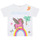 textil Niña Camisetas manga corta Billieblush U15B02-10P Blanco / Rosa