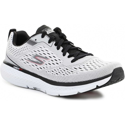 Zapatos Hombre Running / trail Skechers Go Run Pure 3 White Black 246034-WBK Multicolor