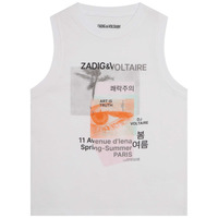 textil Niña Camisetas sin mangas Zadig & Voltaire X15378-10P-C Blanco
