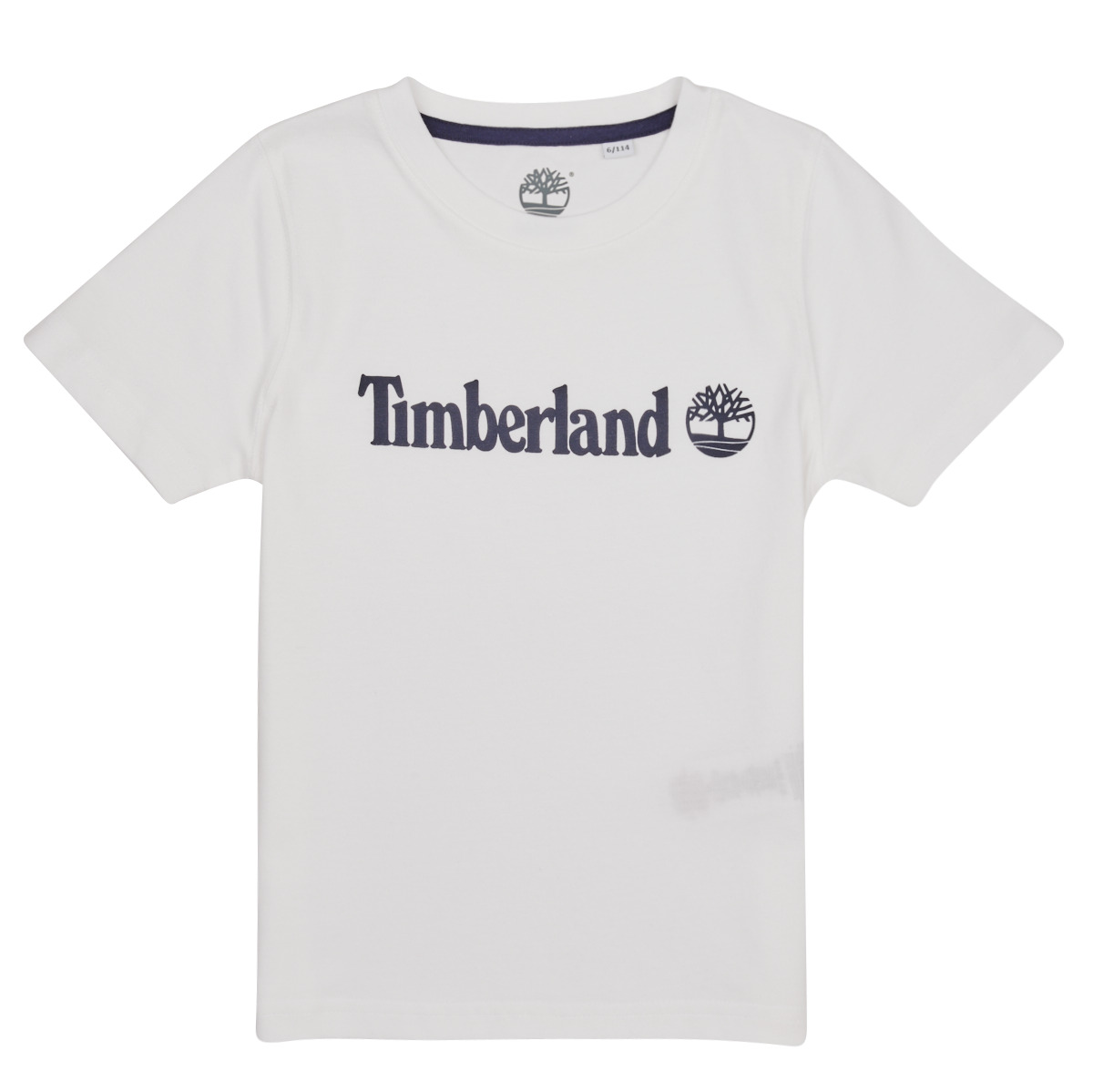 textil Niño Camisetas manga corta Timberland T25T77 Blanco