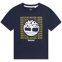 textil Niño Camisetas manga corta Timberland T25T97 Marino