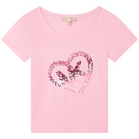 textil Niña Camisetas manga corta MICHAEL Michael Kors R15185-45T-C Rosa