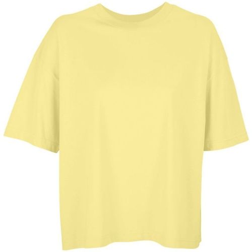 textil Mujer Camisetas manga corta Sols BOXY WOMEN - CAMISETA OVERSIZE DE MUJER Amarillo