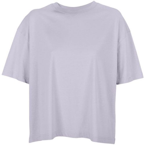 textil Mujer Camisetas manga corta Sols BOXY WOMEN - CAMISETA OVERSIZE DE MUJER Violeta