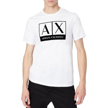 textil Hombre Tops y Camisetas EAX 6LZTKEZJ8EZ Blanco
