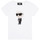 textil Niña Camisetas manga corta Karl Lagerfeld Z15418-10P-C Blanco