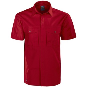 textil Hombre Camisas manga corta Projob  Rojo