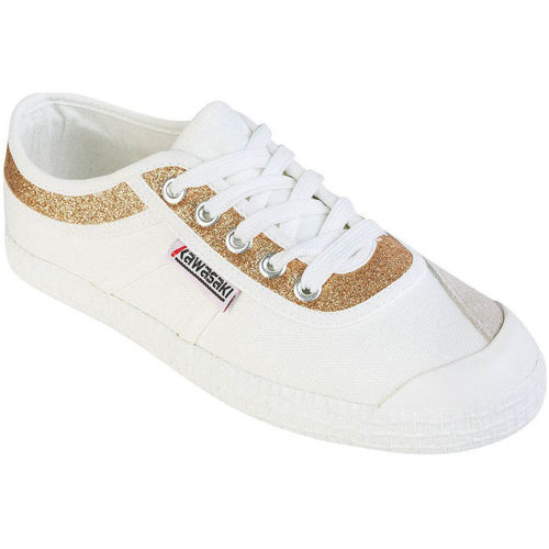 Zapatos Mujer Deportivas Moda Kawasaki Glitter Canvas Shoe K194522 8890 Gold Oro