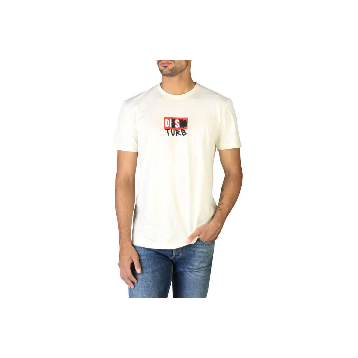 textil Hombre Camisetas manga corta Diesel - t-diegos-b10_0gram Blanco