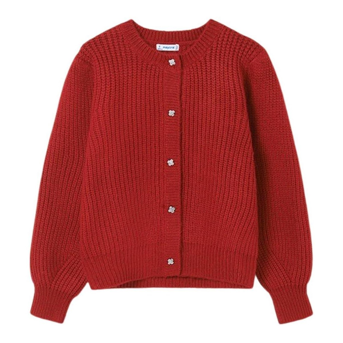 textil Niña Jerséis Mayoral Rebeca tricot Rojo