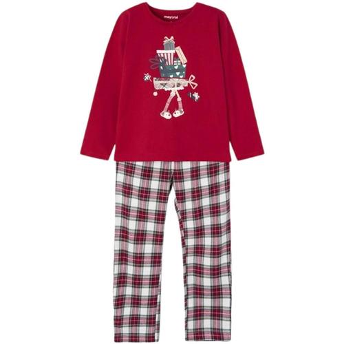textil Niña Sudaderas Mayoral Pijama Rojo
