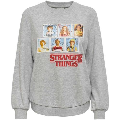 textil Mujer Sudaderas Only ONLSTRANGER THINGS Gris