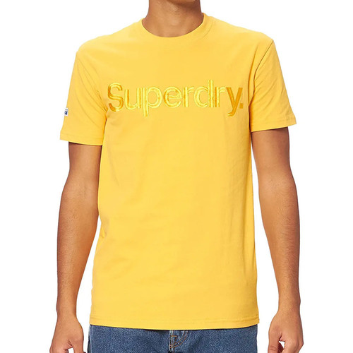 textil Hombre Tops y Camisetas Superdry  Amarillo