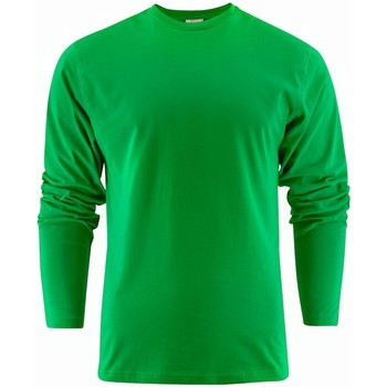 textil Hombre Camisetas manga larga Printer  Verde