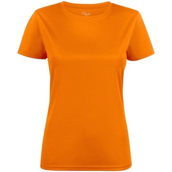 textil Mujer Camisetas manga larga Printer Red  Naranja