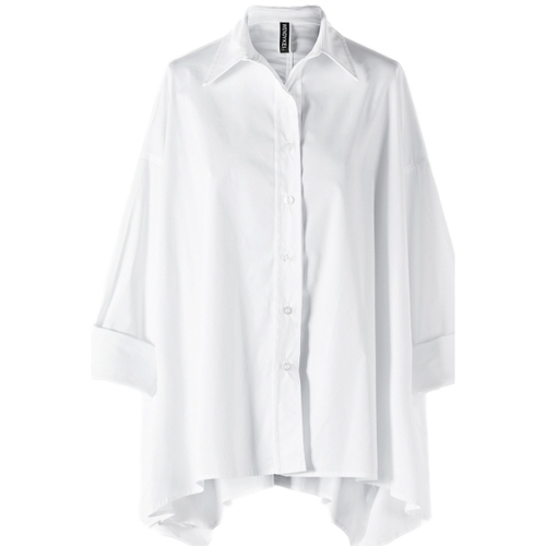 textil Mujer Tops / Blusas Wendy Trendy Shirt 110236 - White Blanco