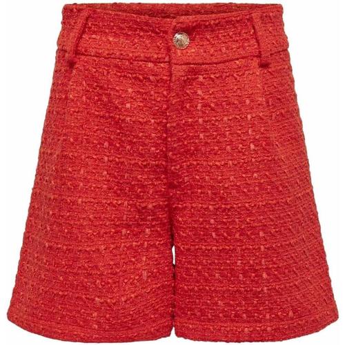 textil Mujer Shorts / Bermudas Only ONLKENNEDY BOUCLE SHORTS Naranja