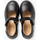 Zapatos Niña Bailarinas-manoletinas Pisamonas Zapato Colegial Merceditas Niña Cinta Adhesiva Negro
