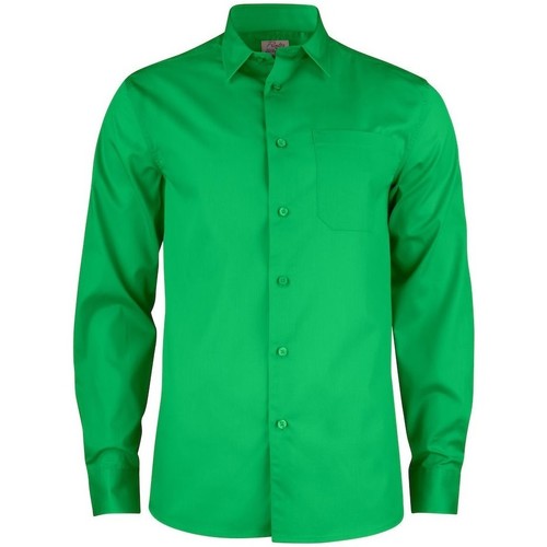 textil Hombre Camisas manga corta Printer Point Verde
