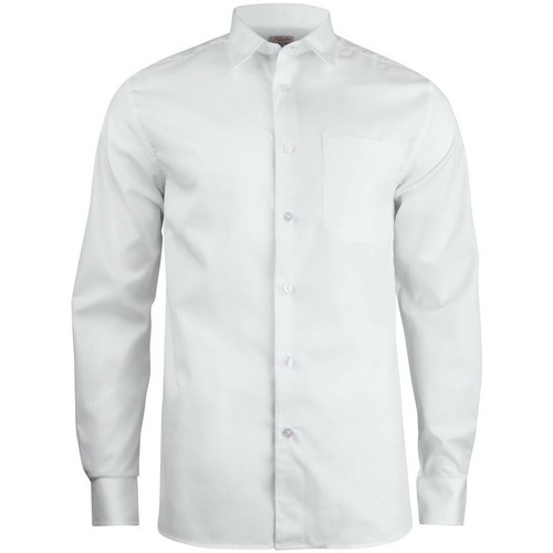 textil Hombre Camisas manga corta Printer Point Blanco