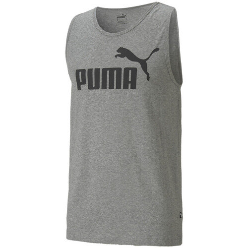 textil Hombre Camisetas sin mangas Puma  Gris