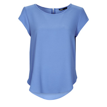 textil Mujer Tops / Blusas Only ONLVIC S/S SOLID TOP Marino