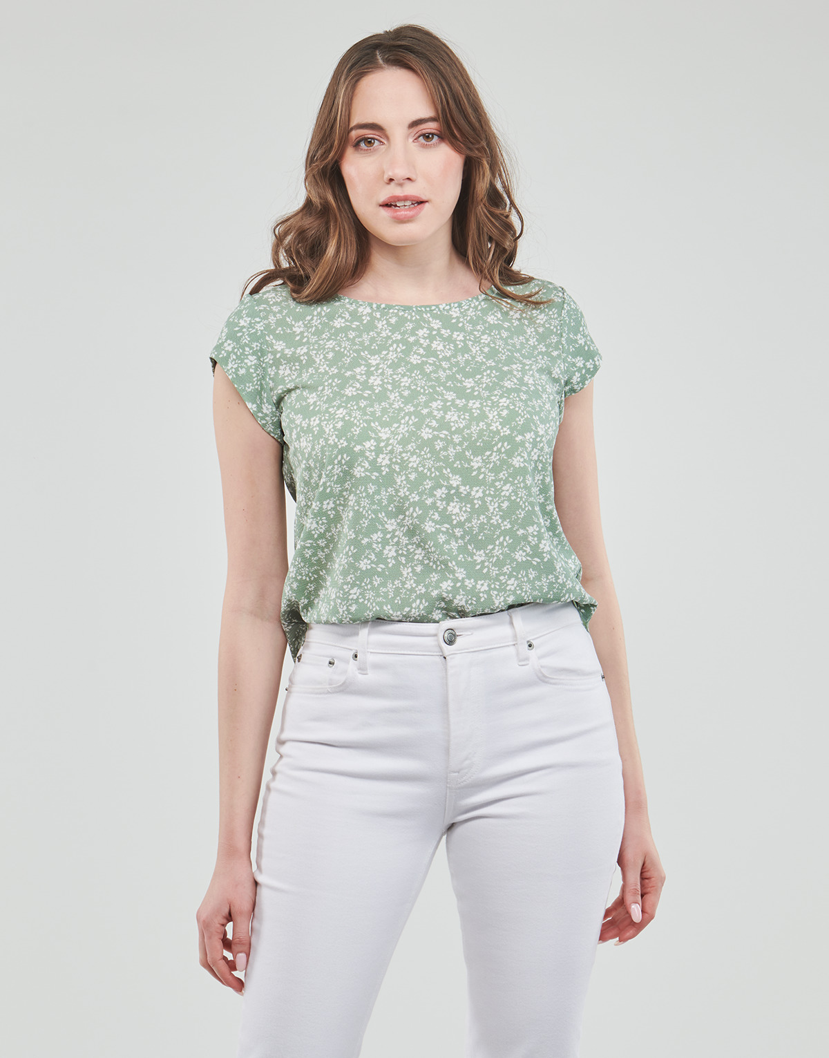 textil Mujer Tops / Blusas Only ONLVIC S/S TOP Multicolor