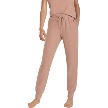 textil Mujer Pijama Lascana Pantalon loungewear resserré Strick Beige