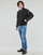 textil Hombre cazadoras Calvin Klein Jeans FAUX LEATHER BOMBER JACKET Negro