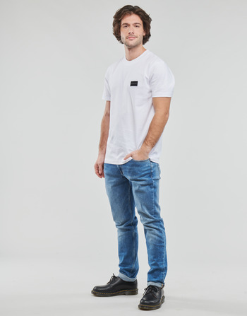 Calvin Klein Jeans SHRUNKEN BADGE TEE Blanco