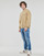 textil Hombre Sudaderas Calvin Klein Jeans SHRUNKEN BADGE CREW NECK Beige
