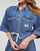 textil Mujer Vestidos cortos Calvin Klein Jeans UTILITY BELTED SHIRT DRESS Jean