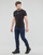 textil Hombre Camisetas manga corta Calvin Klein Jeans TRANSPARENT STRIPE LOGO TEE Negro