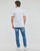 textil Hombre Camisetas manga corta Calvin Klein Jeans LOGO TAPE TEE Blanco