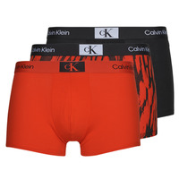 Ropa interior Hombre Boxer Calvin Klein Jeans TRUNK 3PK X3 Negro / Rojo