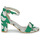 Zapatos Mujer Sandalias Elue par nous NEFFILE Verde / Blanco