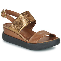 Zapatos Mujer Sandalias Metamorf'Ose NAPERON Oro / Marrón / Negro