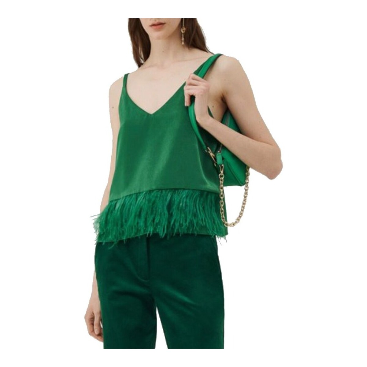 textil Mujer Camisetas sin mangas Marella 31660226 Verde