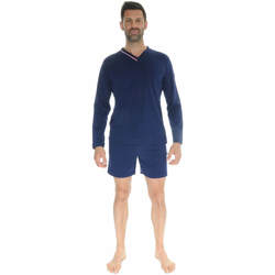 textil Hombre Pijama Le Pyjama Français RENAISON Azul