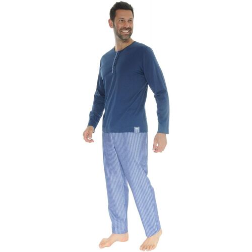 textil Hombre Pijama Pilus LEANDRE Azul