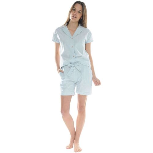 textil Mujer Pijama Pilus HELEN Azul