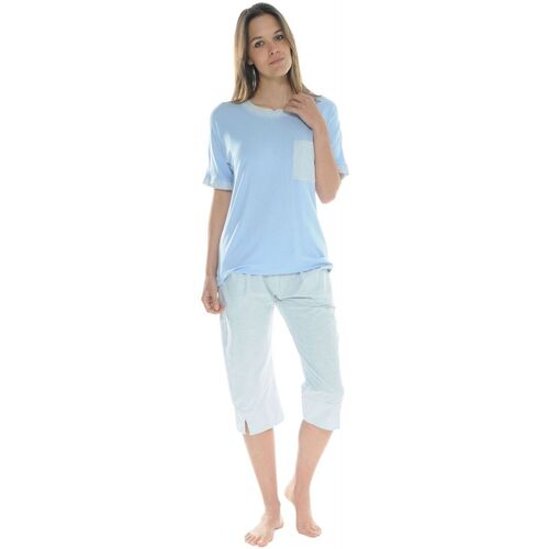 textil Mujer Pijama Pilus HELEN Azul