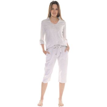 textil Mujer Pijama Pilus HELGA Beige