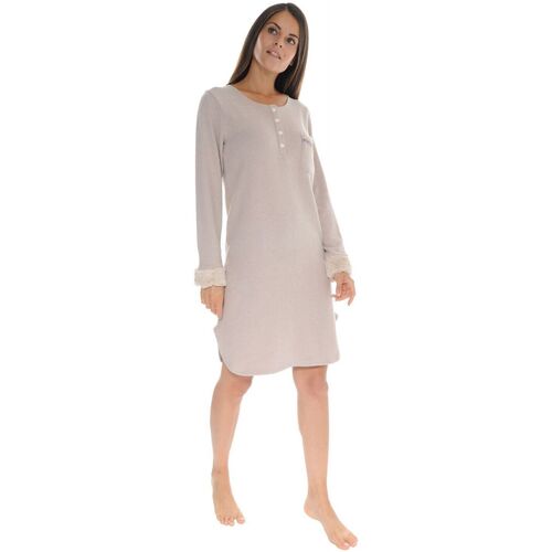 textil Mujer Pijama Pilus KRISTAL Beige