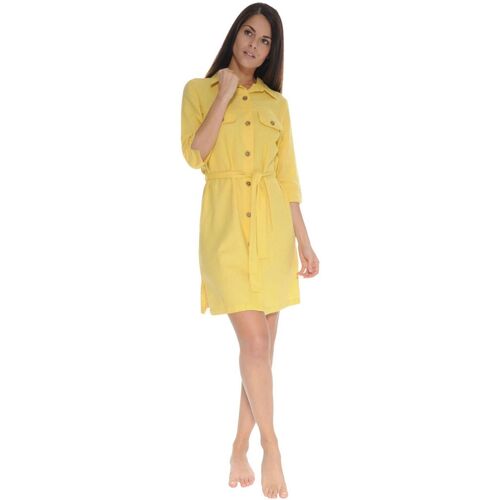 textil Mujer Pijama Pilus OLYMPIE Amarillo
