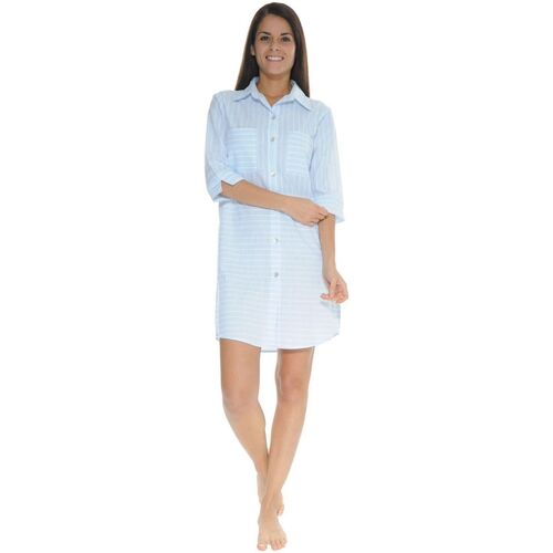 textil Mujer Pijama Pilus ORIANE Azul
