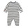 textil Niños Pijama Petit Bateau A06P501 Blanco / Marino